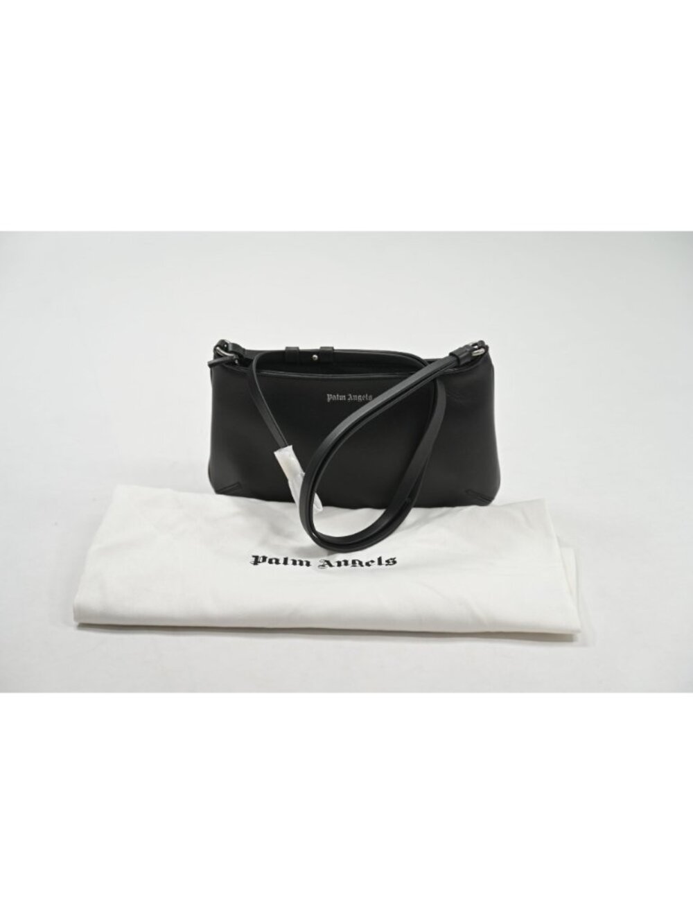 Palm Angels Classic Logo Lea Giorgina Bag in Black - Picture 2 of 10